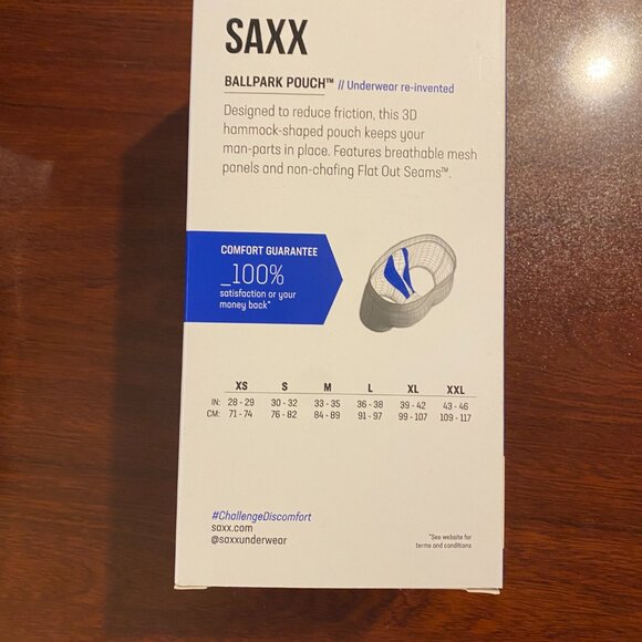 Saxx Ultra 2 pack Boxer Briefs Ultimate Comfort Peace Baby and Graphite - Picture 3 of 3